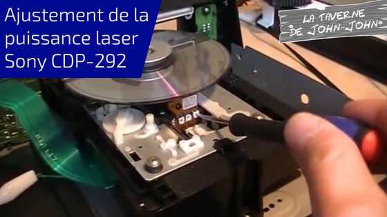 Really Compare Postage Exemple d'ajustement de la puissance laser d'un bloc optique (Sony CDP-292)  - La taverne de John-John