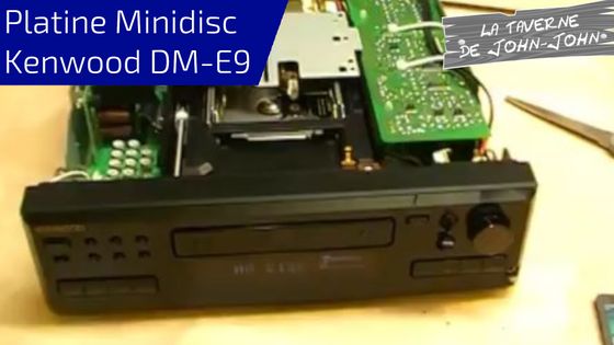 Kenwood platine Minidisc DM-E9 – Quelques explications techniques